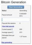 Bitcoins, Web